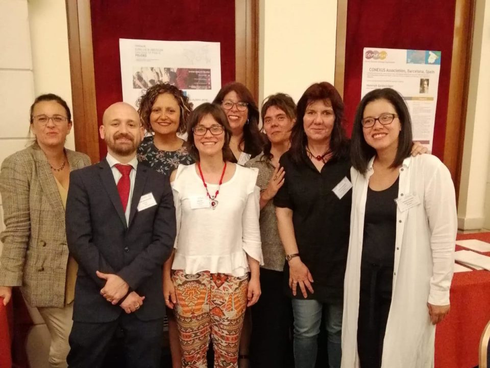 Fotografía de la delegación de Uruguay de visita en Europa para intercambiar experiencias sobre re