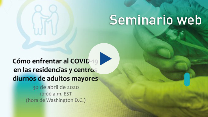 Webinar “Mitigation of COVID-19 pandemic in nursing homes and day centers”