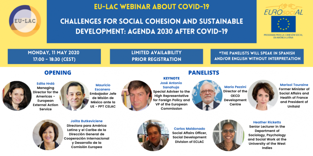 EU-LAC ‘Challenges for Social Cohesion & Sustainable Development: Agenda 2030 after COVID-19’