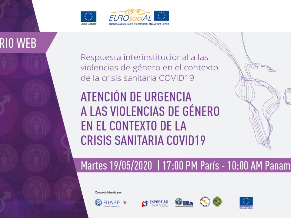 Seminario web “Atención de urgencia a las víctimas de violencia de género en el contexto de la pandemia COVID-19”