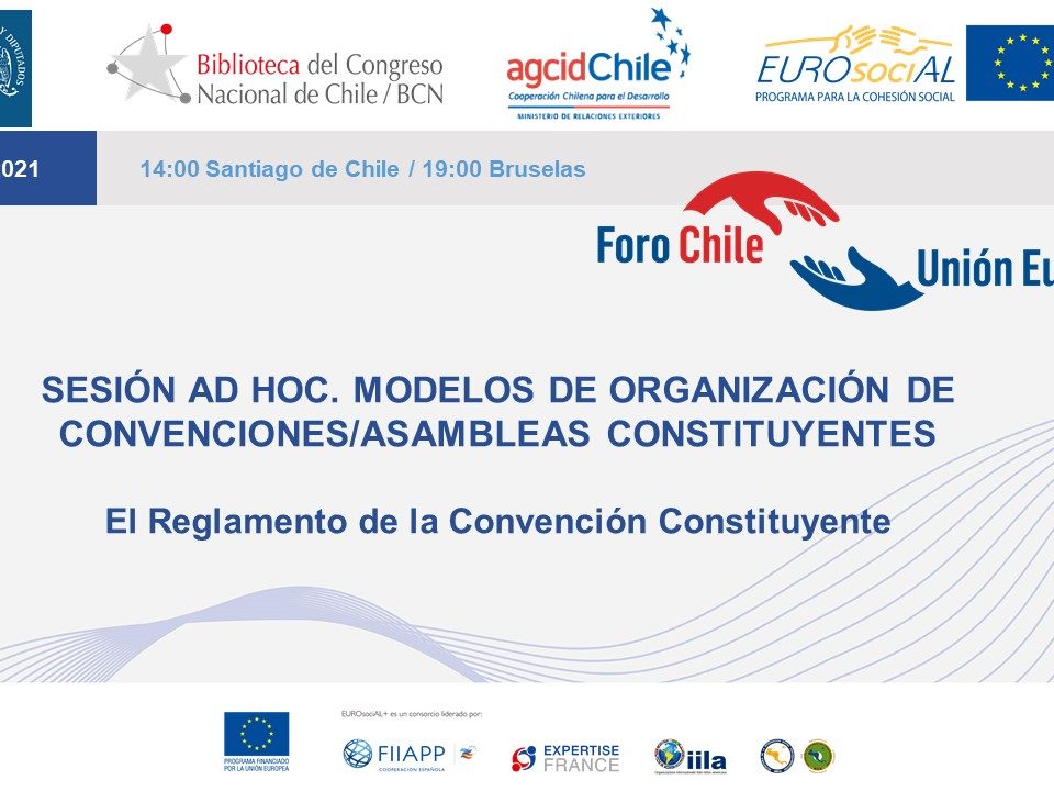 Sesión Ad Hoc. Modelos de asambleas procesos constityentes invitación