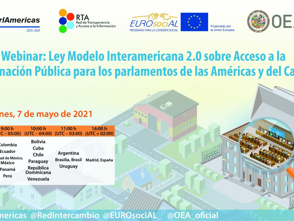 Ley Modelo Interamericana 2.0 sobre Acceso a la Información Pública para los parlamentos de las Américas y del Caribe