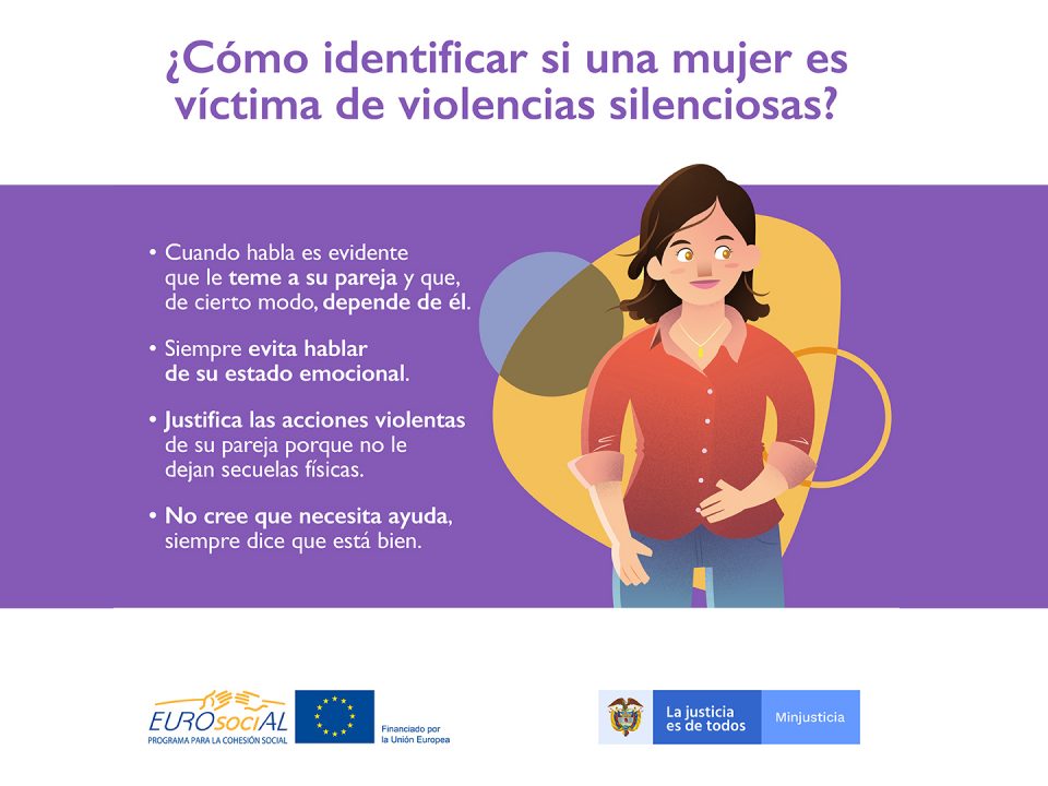 Campaña prevención de violencias silenciosas Ministerio de Justicia Colombia