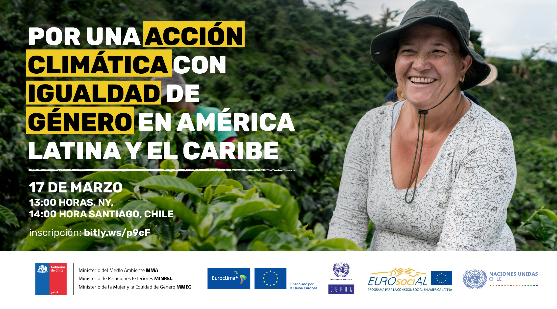Acción climática con igualdad de género en América Latina y el Caribe