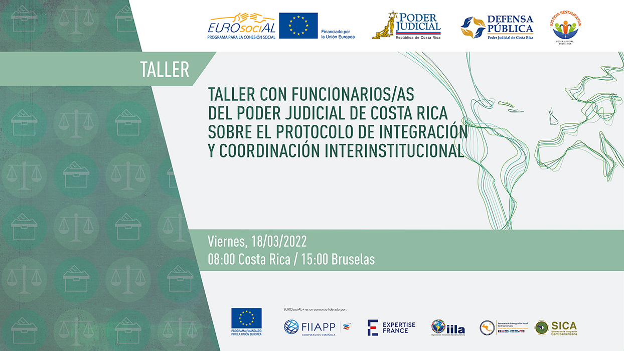 Taller con Instituciones y Organizaciones de la Sociedad Civil de Costa Rica para presentación del Protocolo de Integración y Coordinación interinstitucional