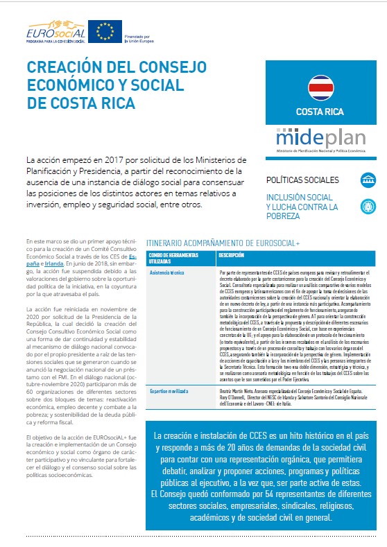 Creación del Consejo Económico y Social de Costa Rica